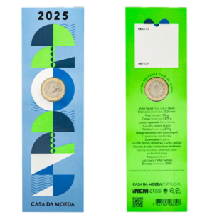 Монета 1 Euro Португалія 2025 - Перша з багатьох