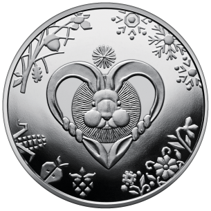 Монета 5 грн Україна 2022 - Рік Кота (Кролика)