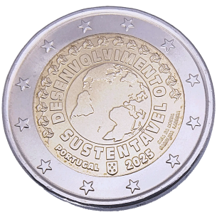 Монета 2 Euro Португалія 2025 - Сталий розвиток