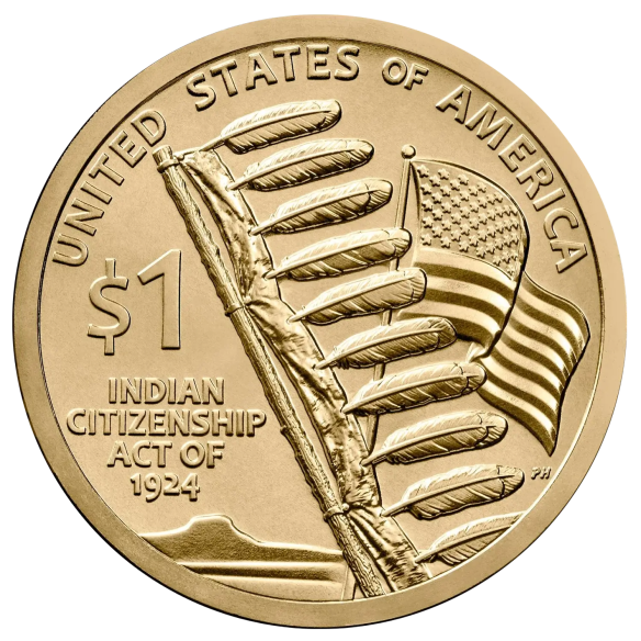 Монета 1 долар США 2024 - Сакагавея (Native American)