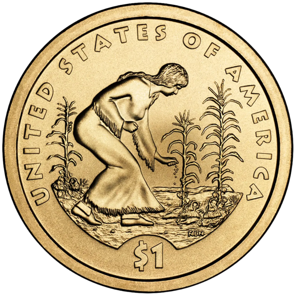 $1 Coin USA 2009 - Native American - Native American - Three Sisters Agriculture | Coinshop