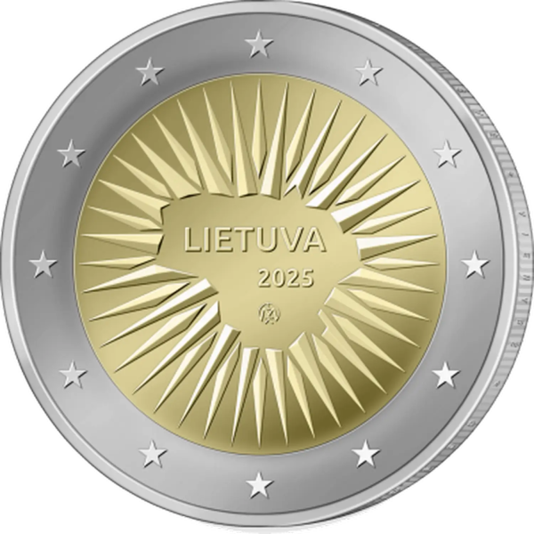 Монета 2 Euro Литва 2025 - Національна оборона | Coinshop