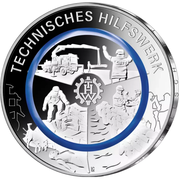 Монета 10 Euro Німеччина 2025 -  Федеральне агентство з технічної допомоги (THW) | Coinshop