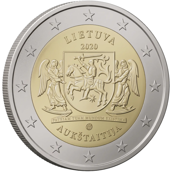 Монета 2 Euro Литва 2020 - Аукштайтія - етнографічні регіони | Coinshop