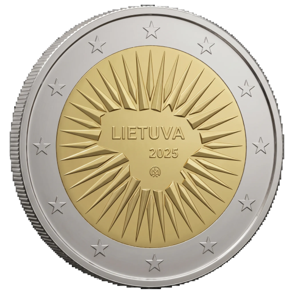 Монета 2 Euro Литва 2025 - Національна оборона | Coinshop
