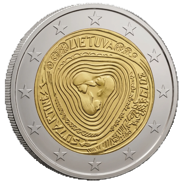 Монета 2 Euro Литва 2019 - Народні литовські пісні - Сутартінес | Coinshop