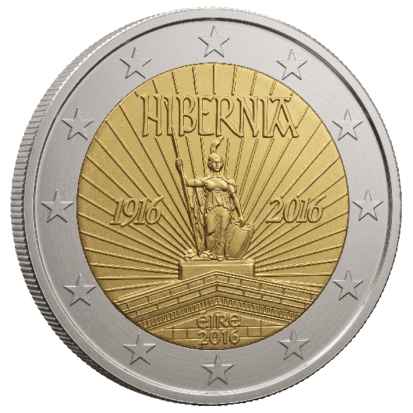 Монета 2 Euro Ірландія 2016 - 100-та річниця - Пасхальне повстання | Coinshop